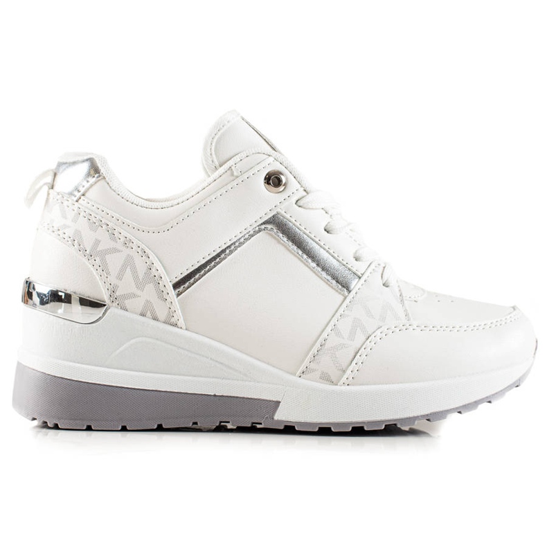 TRENDI Stylové klínové tenisky bílý TRENDI Stylové klínové tenisky bílý