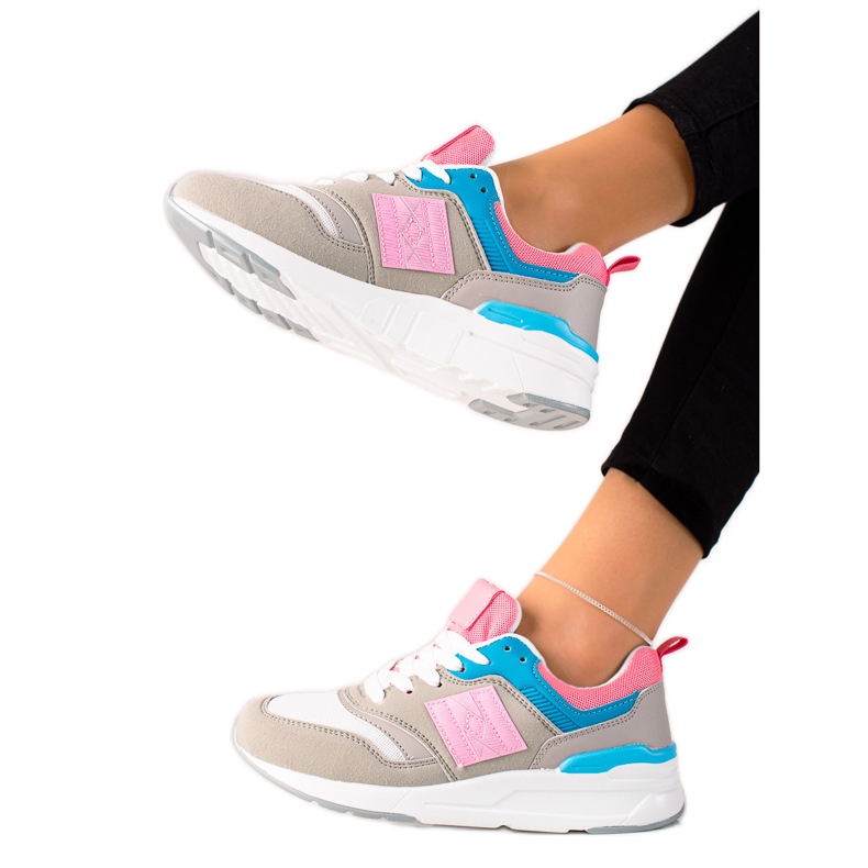 TRENDI Neformální sportovní obuv béžový vícebarevný