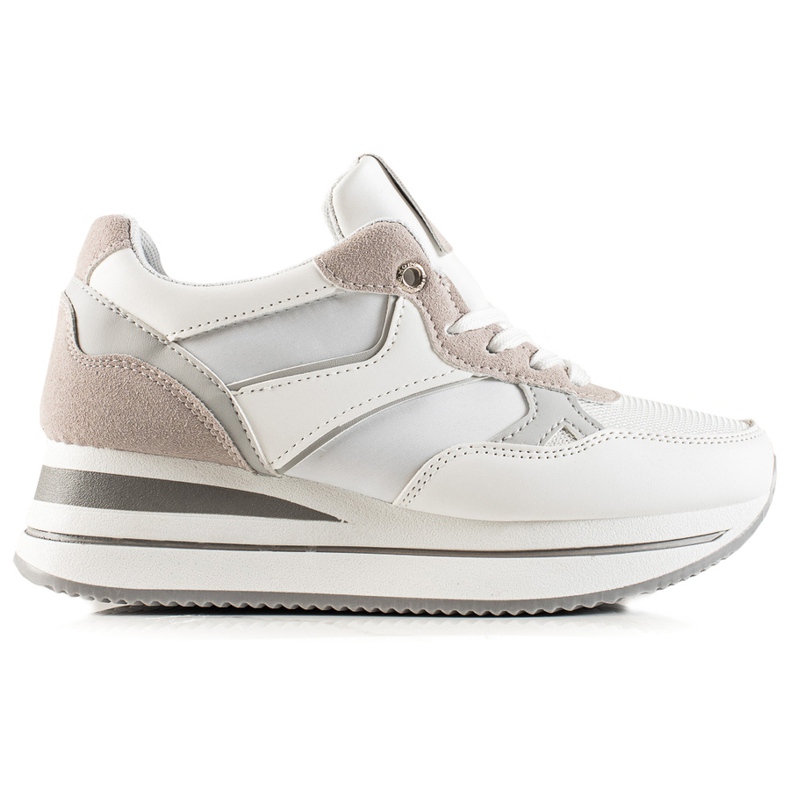 TRENDI šedá se plíží na platformě bílý