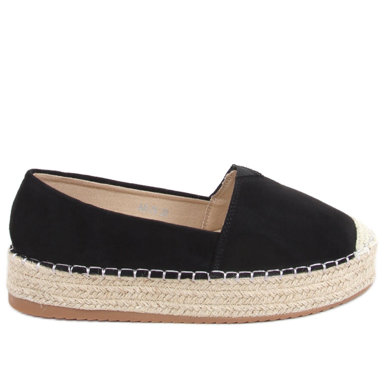 Dámské espadrilky Pilar Black černá Dámské espadrilky Pilar Black černá