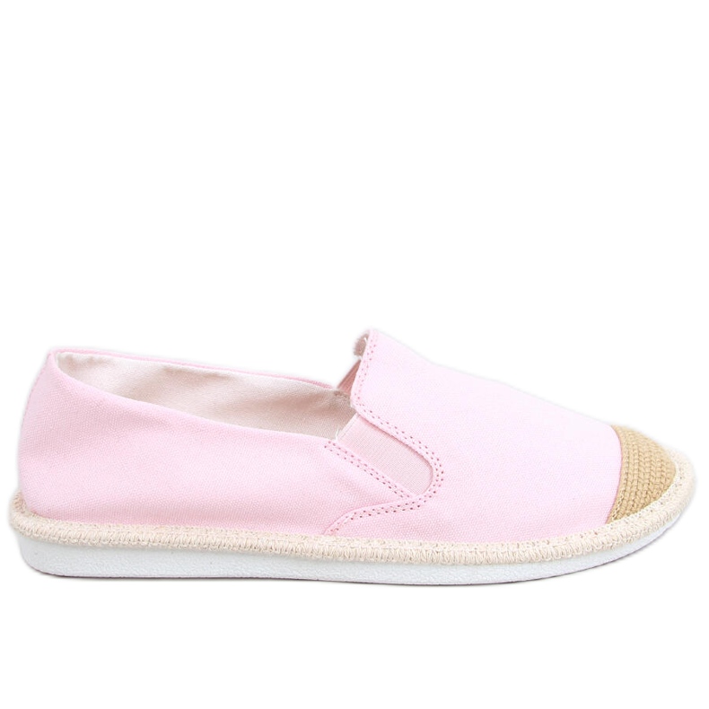 Dámské espadrilky Alba Pink růžový Dámské espadrilky Alba Pink růžový