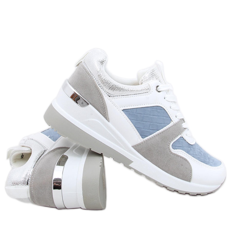 Sportovní boty na klínku Adan Blue modrý vícebarevný