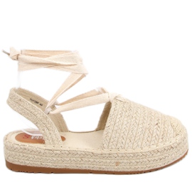 Dámské sandály espadrilky Seila Beige béžový