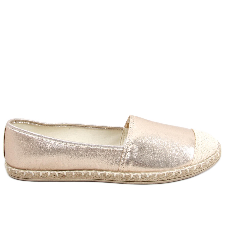 Dámské espadrilky Casto Gold zlatý Dámské espadrilky Casto Gold zlatý