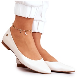 Dámské kožené baleríny Maciejka 04100-26 Světle béžová béžový Dámské kožené baleríny Maciejka 04100-26 Světle béžová béžový