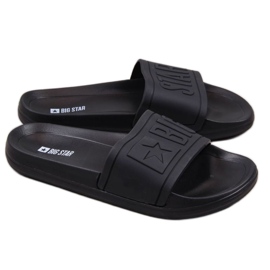 Gumové pantofle Big Star Jr DD374157 černé černý