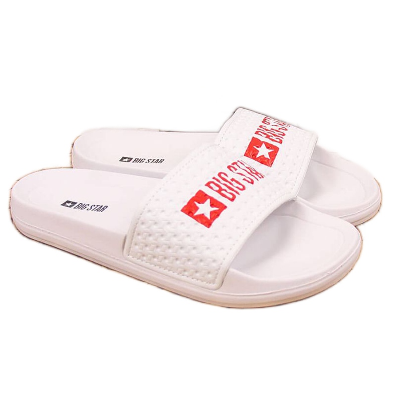 Sportovní pantofle Big Star GG374803 bílé bílý