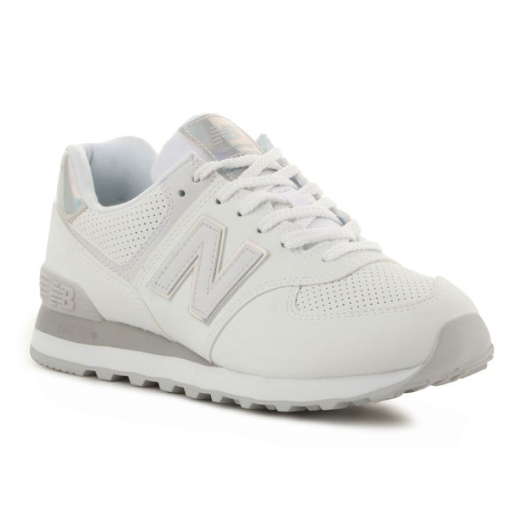 Boty New Balance W WL574HU2 bílý šedá