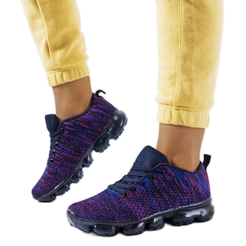 Fialové tenisky Anya fialový námořnická modrá růžový