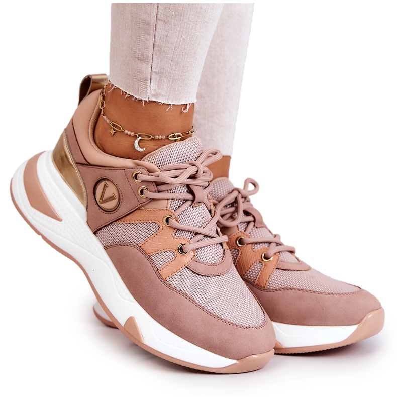 Vinceza Sportovní obuv Tenisky Dirty Róż Imperio růžový