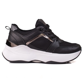 Diamantique Černé tenisky černá