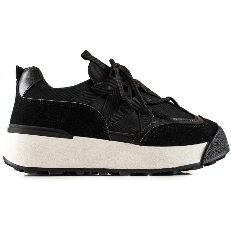 Seastar Vázané Tenisky Na Platformě černá