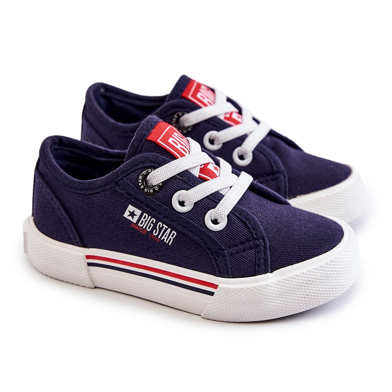 Dětské nízké tenisky Big Star JJ374168 Navy Blue modrý