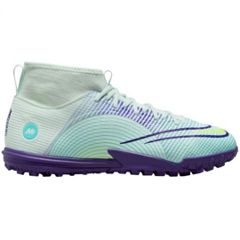 Kopačky Nike Mercurial Superfly 8 Academy Mds Tf Jr DN3776 375 vícebarevný zelený