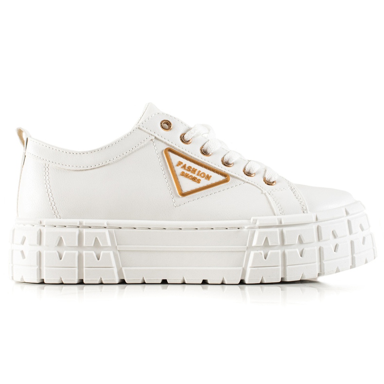 Goodin Tenisky S Eko Kůže Na Platformě bílý