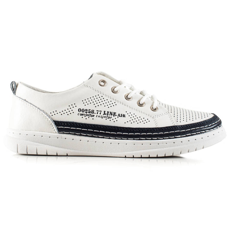 Goodin Ležérní kožené tenisky bílý