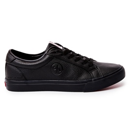 Pánské kožené tenisky Cross Jeans JJ1R4022C Black černý