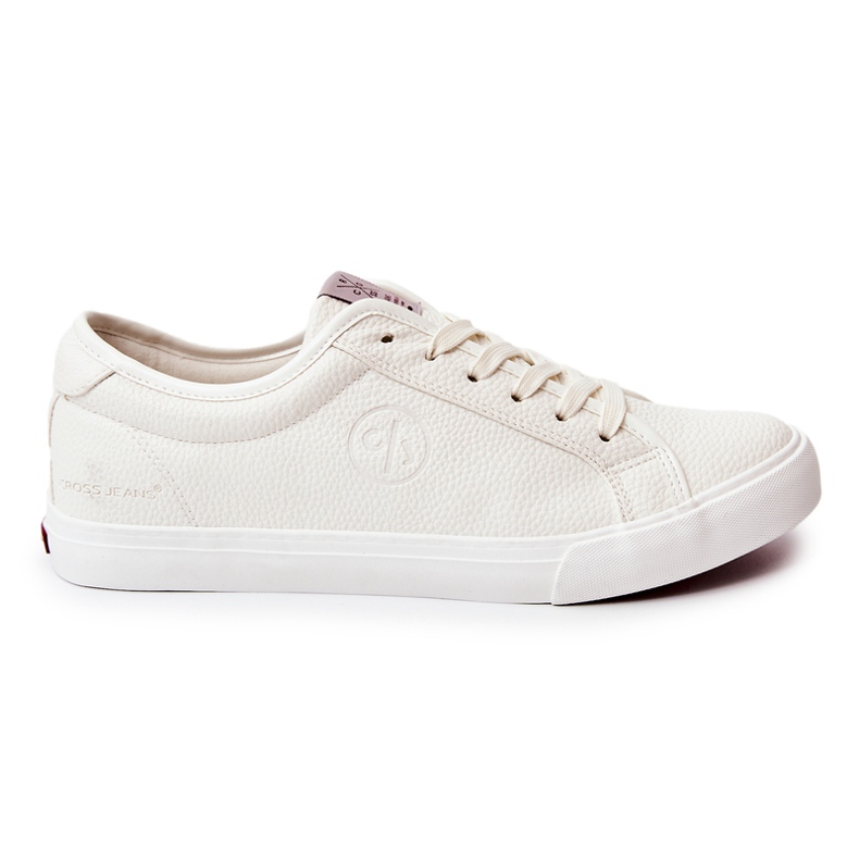 Pánské kožené tenisky Cross Jeans JJ1R4023C Bílé bílý