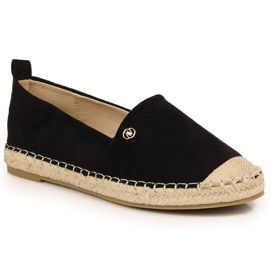 Espadrilky slip on eVento W EVE345A černé černý