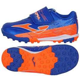 Joma Super Copa Jr 2209 Tf Jr SCJS2204TFV modrý pomerančový modrý