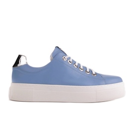 Marco Shoes Lehké tenisky se silnou podrážkou modrý stříbro
