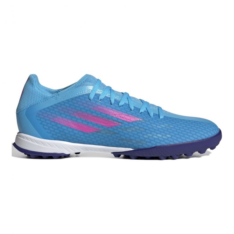 Kopačky Adidas X Speedflow.3 Tf M GW7508 modrý modrý Kopačky Adidas X Speedflow.3 Tf M GW7508 modrý modrý