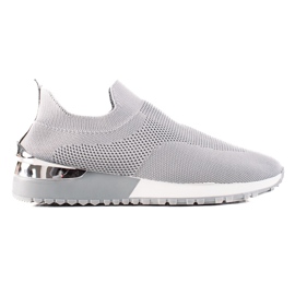 Sergio Todzi Šedé nazouvací tenisky šedá Sergio Todzi Šedé nazouvací tenisky šedá