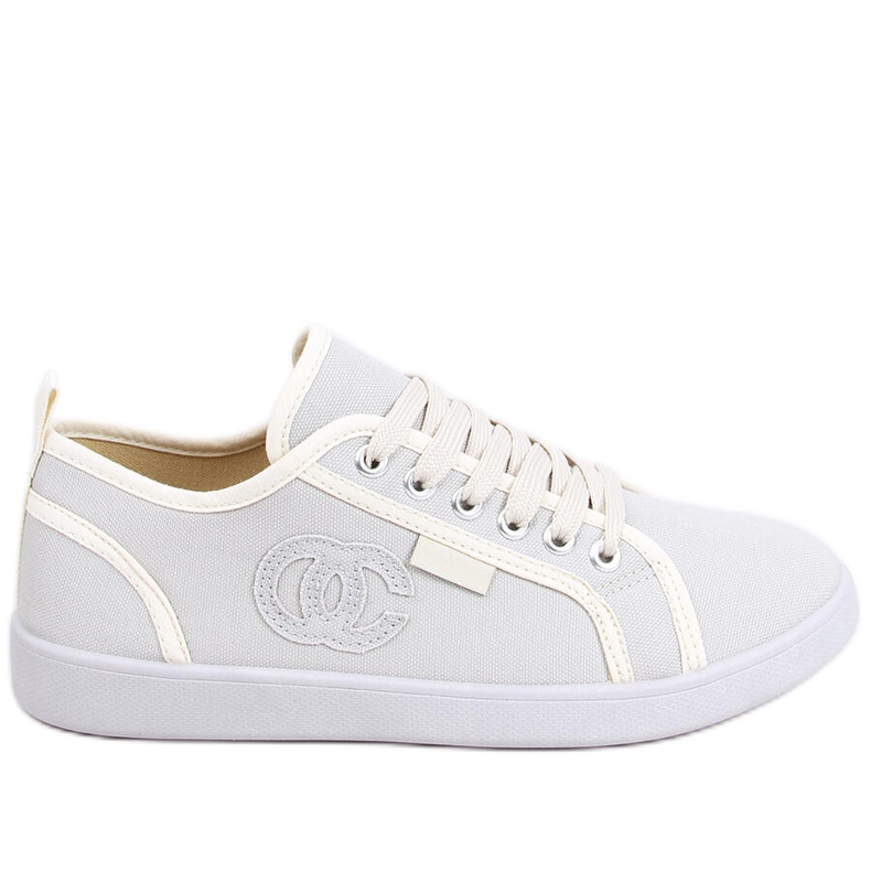 Šedé Trest Šedé tenisky chanelki šedá