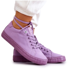 Dámské nízké tenisky Big Star JJ274416 Violet fialová
