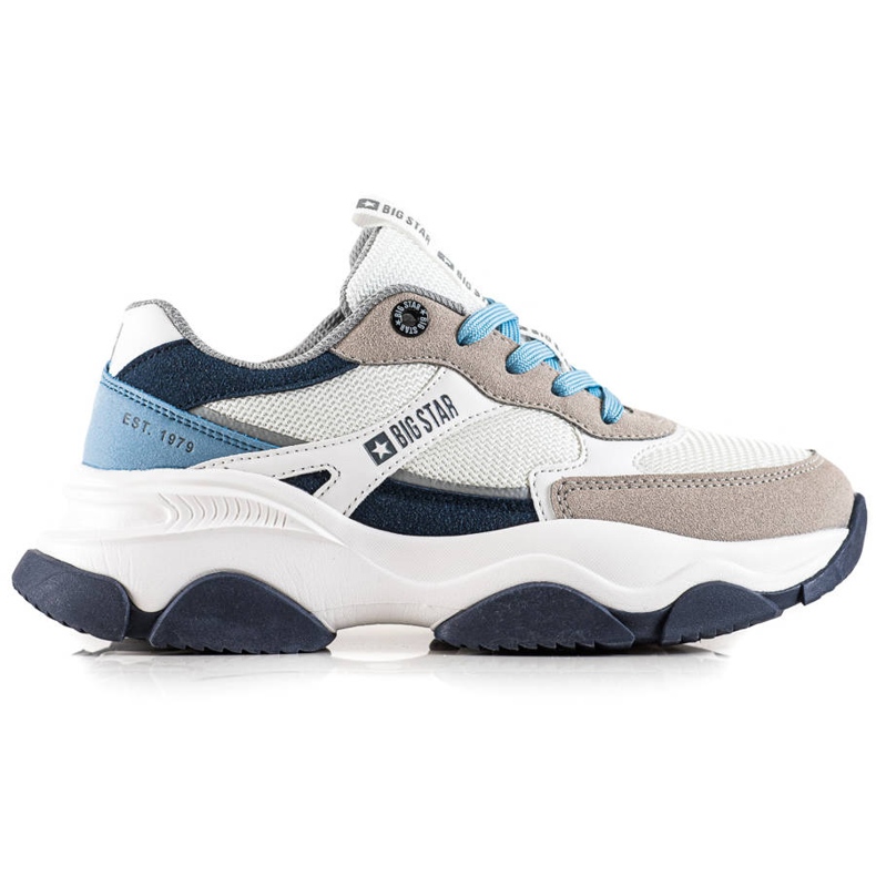 Dámské tenisky Big Star JJ274580 bílý modrý vícebarevný Dámské tenisky Big Star JJ274580 bílý modrý vícebarevný