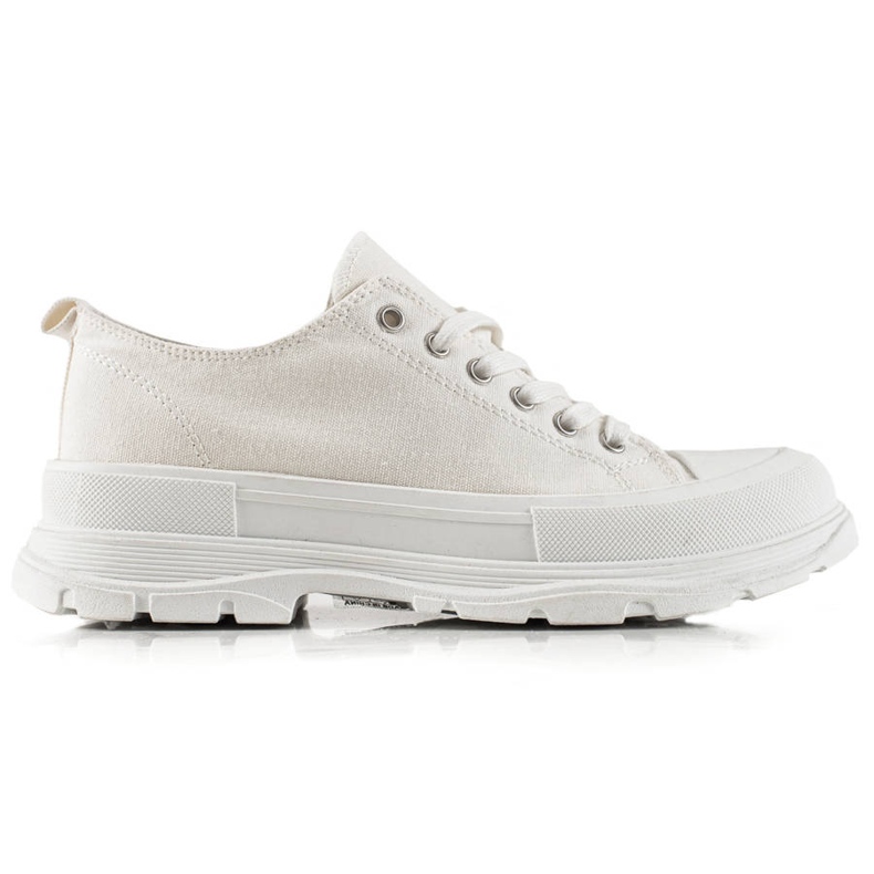 TRENDI Bílé tenisky bílý