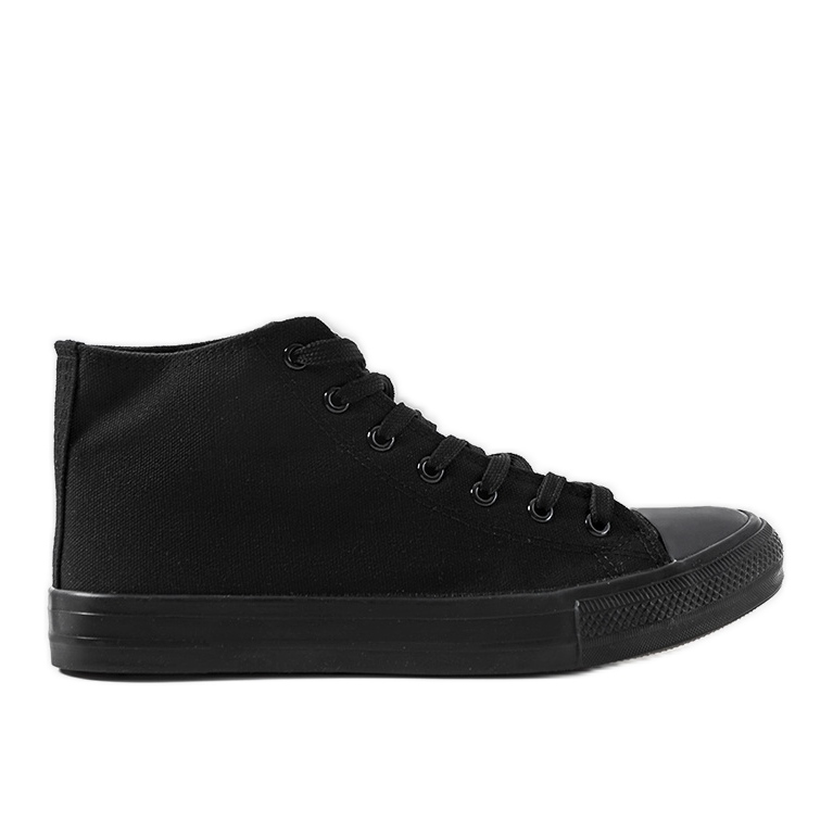 Černé kotníkové tenisky Paus černá