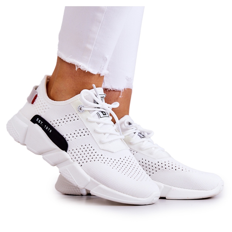 Dámská sportovní obuv Memory Foam Big Star JJ274271 Bílá bílý