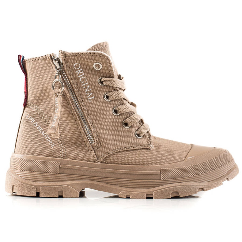 Sabatina Tenisky Se Zipem béžový