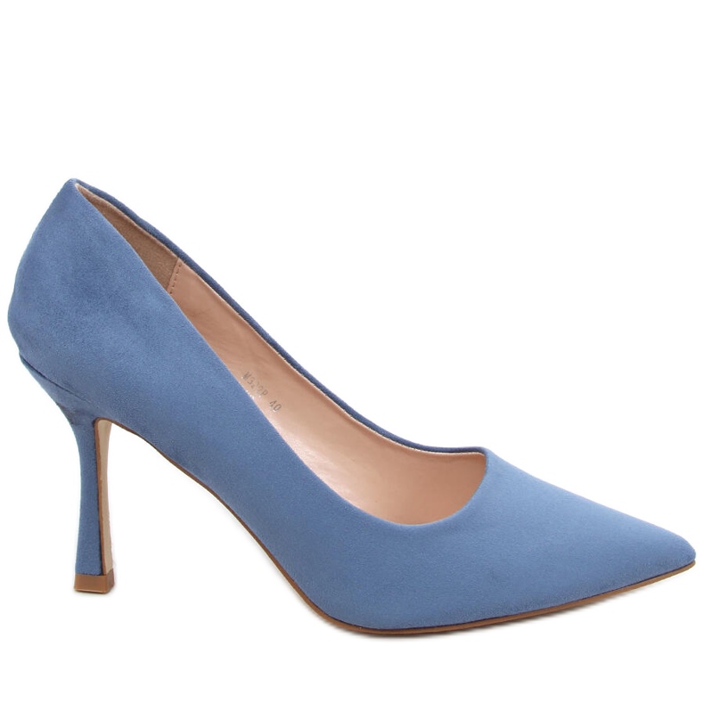 Dámské semišové lodičky Giorgia Blue modrý