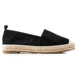 Bestelle Espadrilky z černého semiše černý