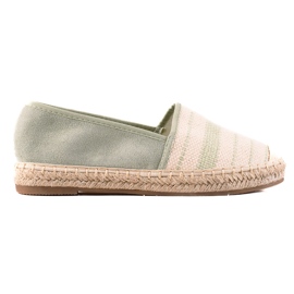 Anesia Paris Neformální espadrilky béžový zelený