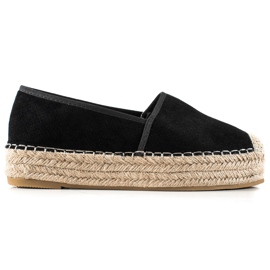 Bestelle Černé espadrilky na platformě černý