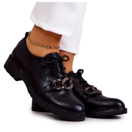 S.Barski Kožené boty převázané černým ornamentem larosa