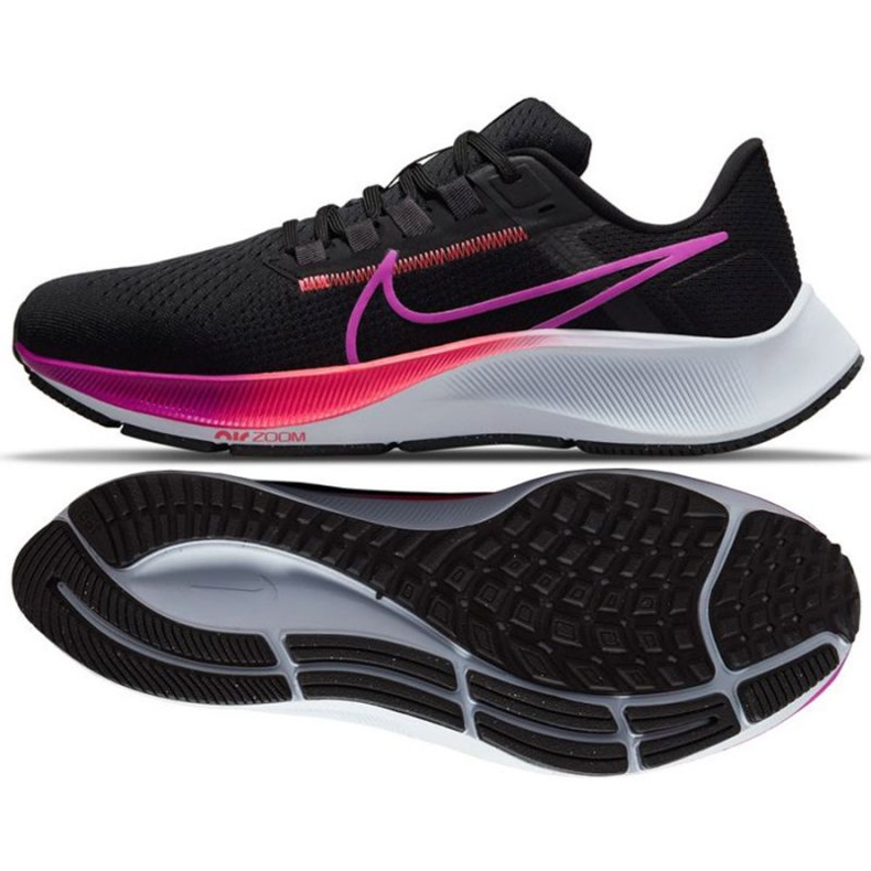 Běžecké boty Nike Air Zoom Pegasus 38W CW7358 011 černá fialový růžový