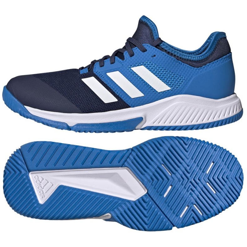 Sálová obuv adidas Court Team Bounce M GW5063 modrý blues a námořnická modř