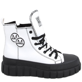 Tenisky Ayse WHITE / BLACK bílý