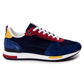 Pánské sportovní boty Cross Jeans JJ1R4008C Navy Blue námořnická modř vícebarevný