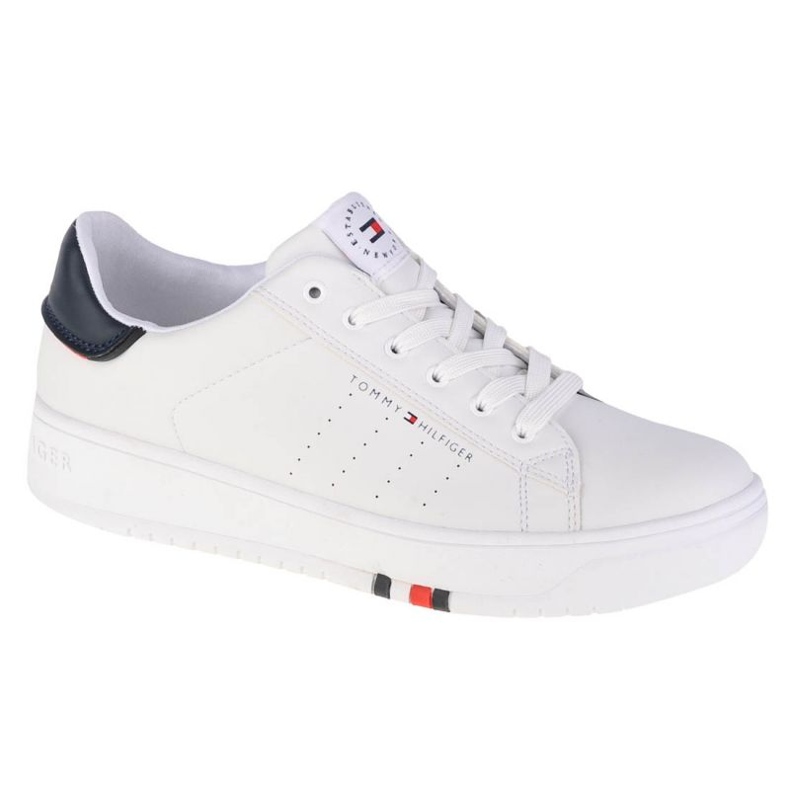 Boty Tommy Hilfiger Low Cut Lace-Up Sneaker W T3B4-32222-1355X336 bílý