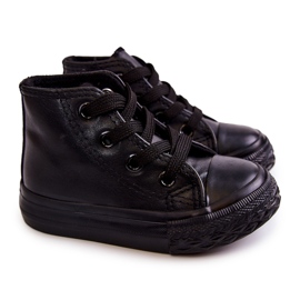 Dětské vysoké tenisky Black Marney černý