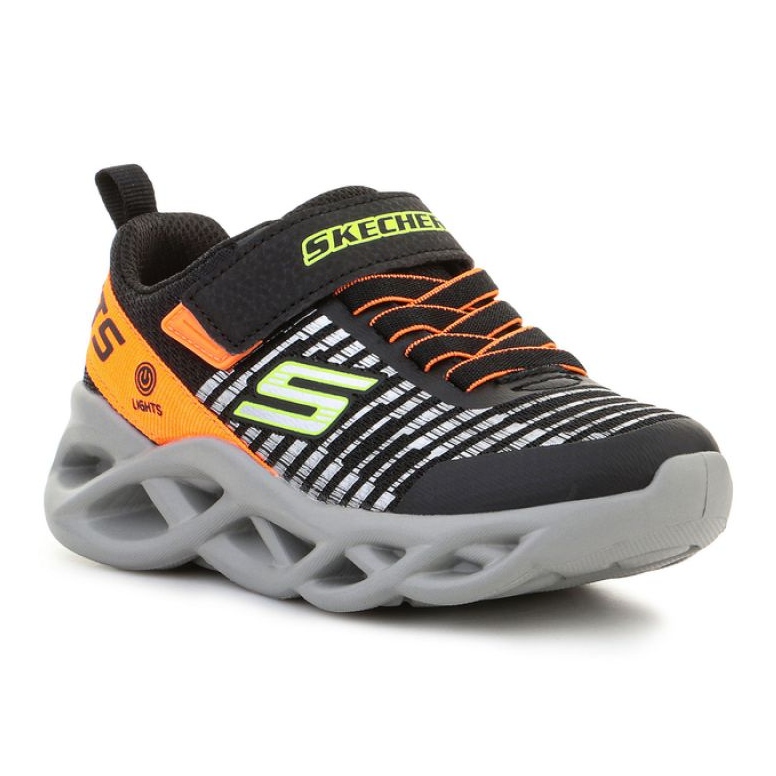 Boty Skechers S Lights 401650L-BKOR černá