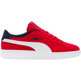 Boty Puma Smash v2 Buck High Risk 365182 07 červený