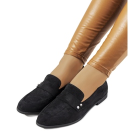 Černé mokasíny Fioretta černý