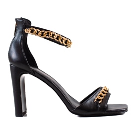 W. Potocki Elegantní sandály Potocki černý