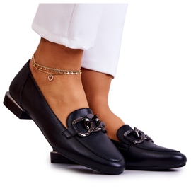 Dámské mokasíny Sergio Leone MK739 Black černý